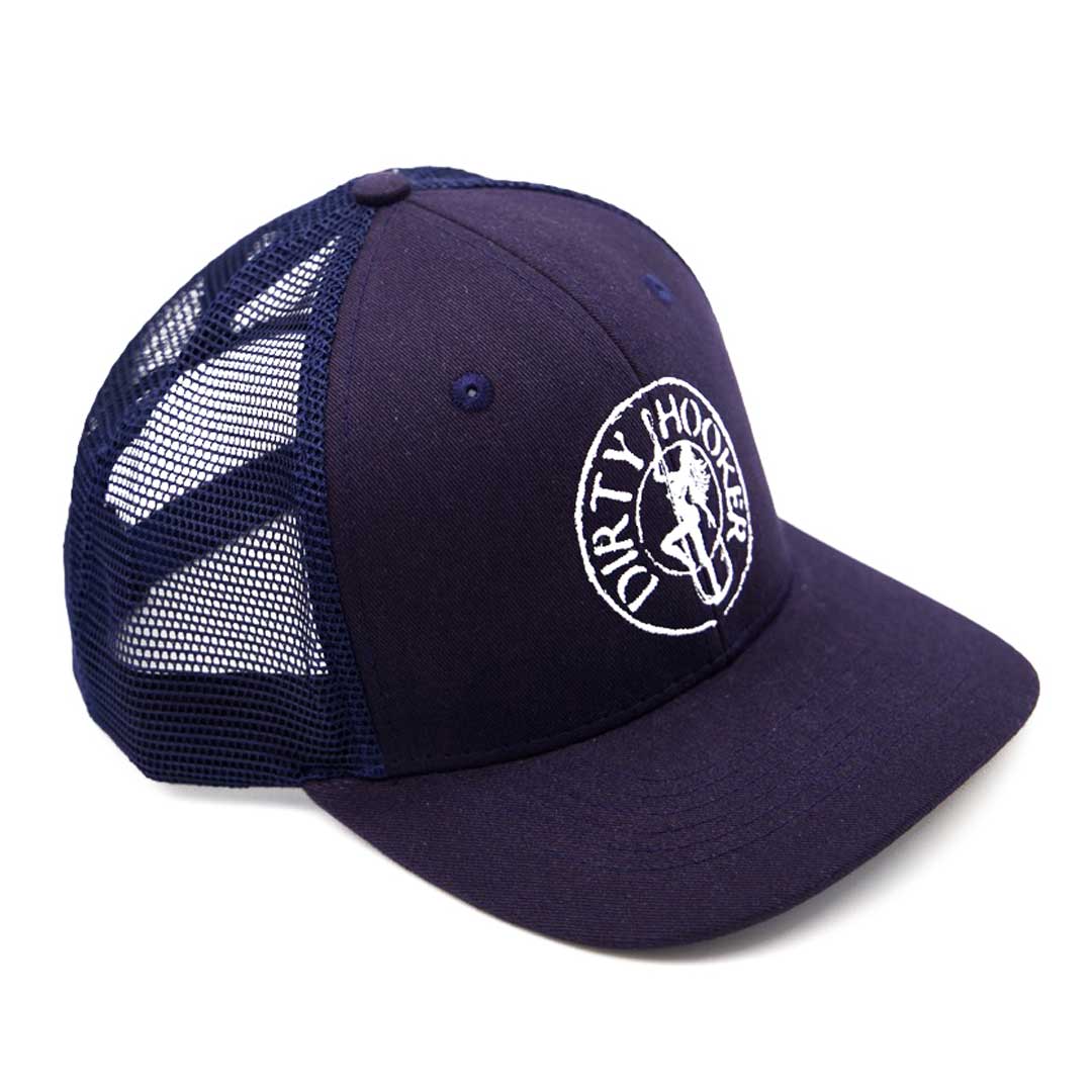 Dirty Hooker COMBO: Navy Dry Fit with DH Outlaw White & Premium Navy Hat